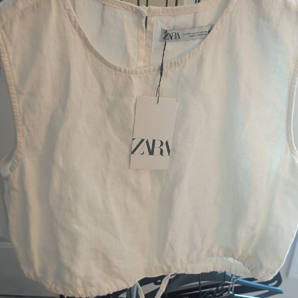 Nwt zara Linen Top